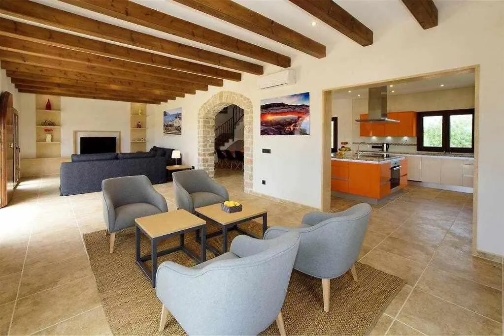 Finca Sa Pletassa 8 Pax Wifi Piscina Jardin Bbq S'Horta شاليه